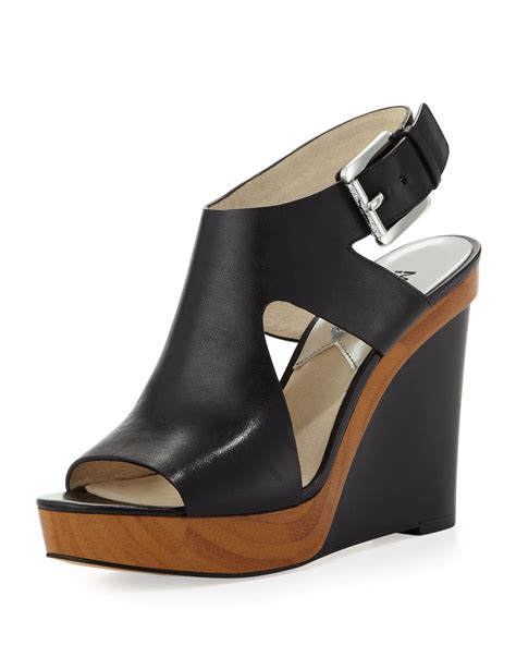 michael kors josephine wedge black|Michael michael kors josephine wedge + FREE SHIPPING.